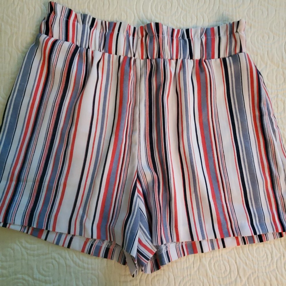 Gibson Paper Bag Waisted Shorts